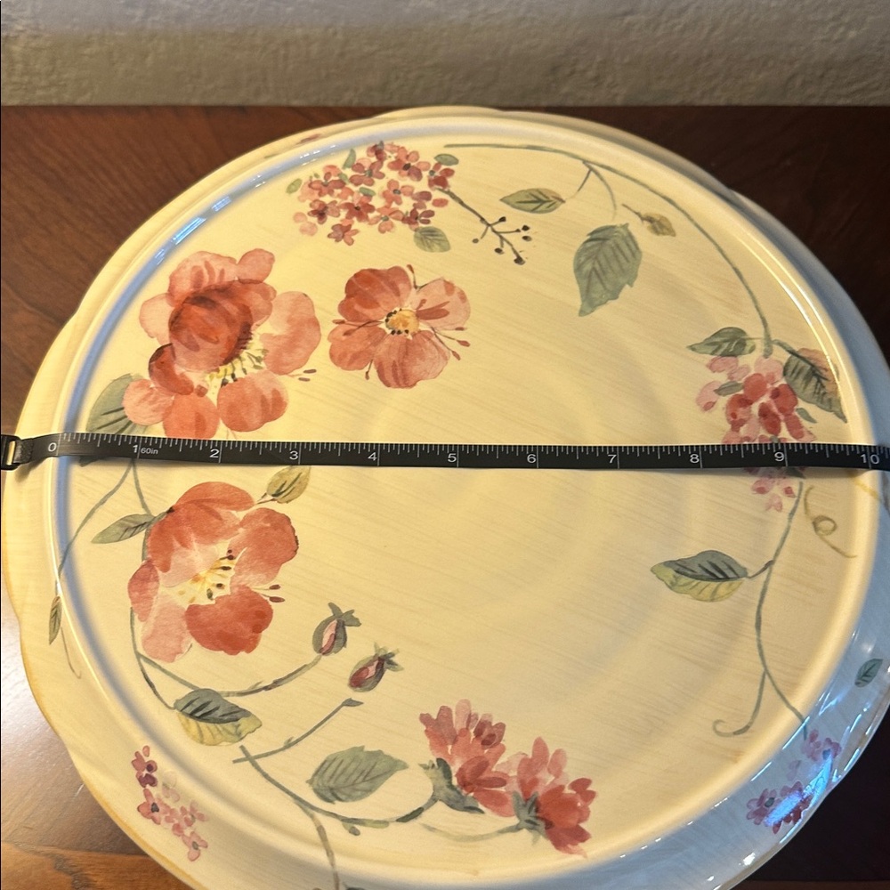 Pfaltzgraff Silk Rose Ceramic Cake Stand - Picture 5 of 5